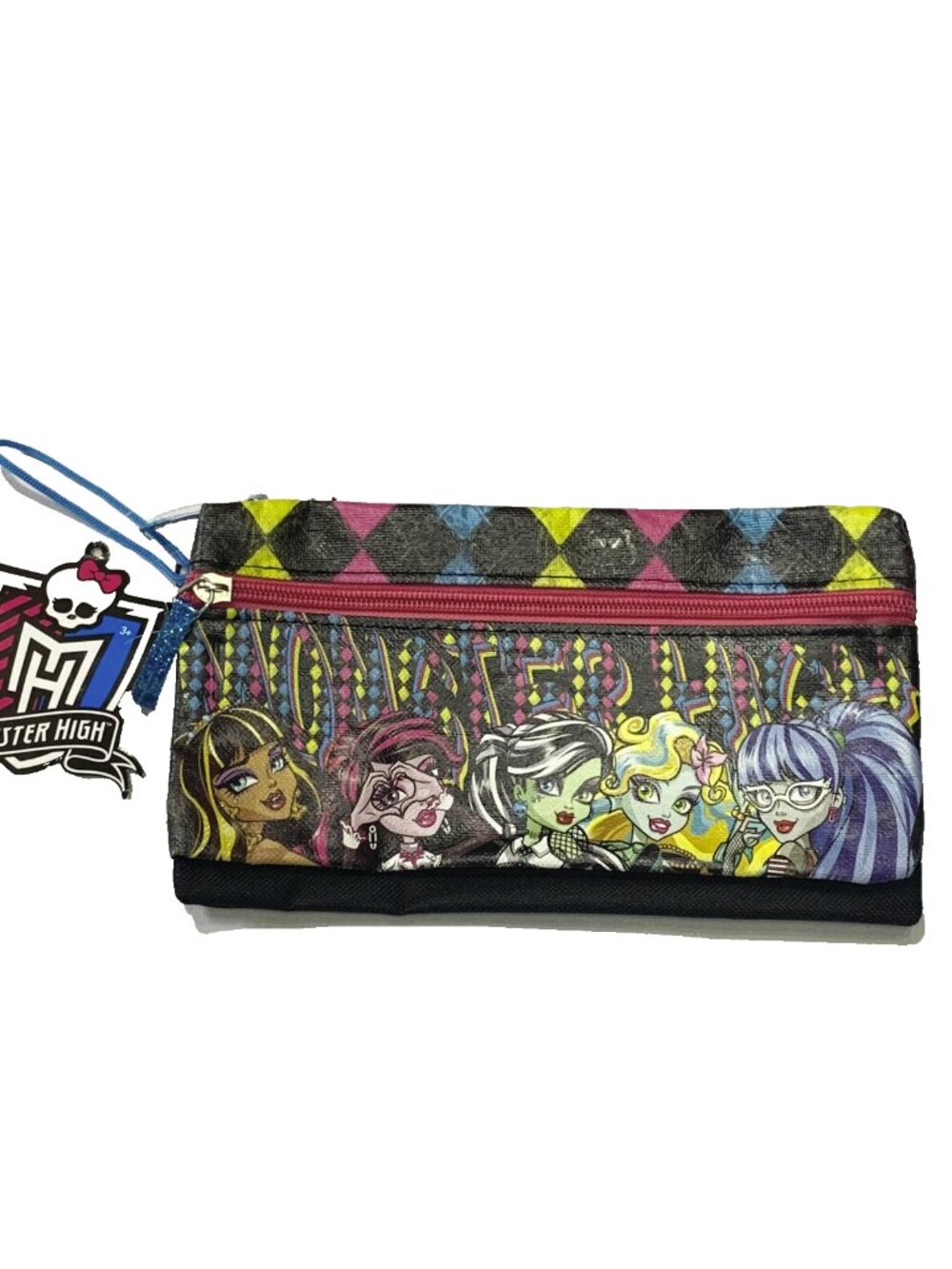 Monster High Mini Bag 2015 Cosmetic Purse Pencil Case Original Tag Clutch